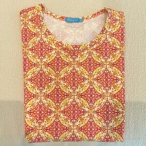 WORN ONCE J. McLaughlin XS FANTASTIC top like new. The famed Catalina Cloth too!